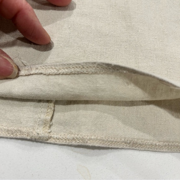 Vintage Nissa Linen Blend Hip Hugger Flared Pant - Picture 16 of 16